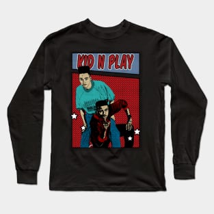 Kid N Play Pop Art Comic Style Long Sleeve T-Shirt